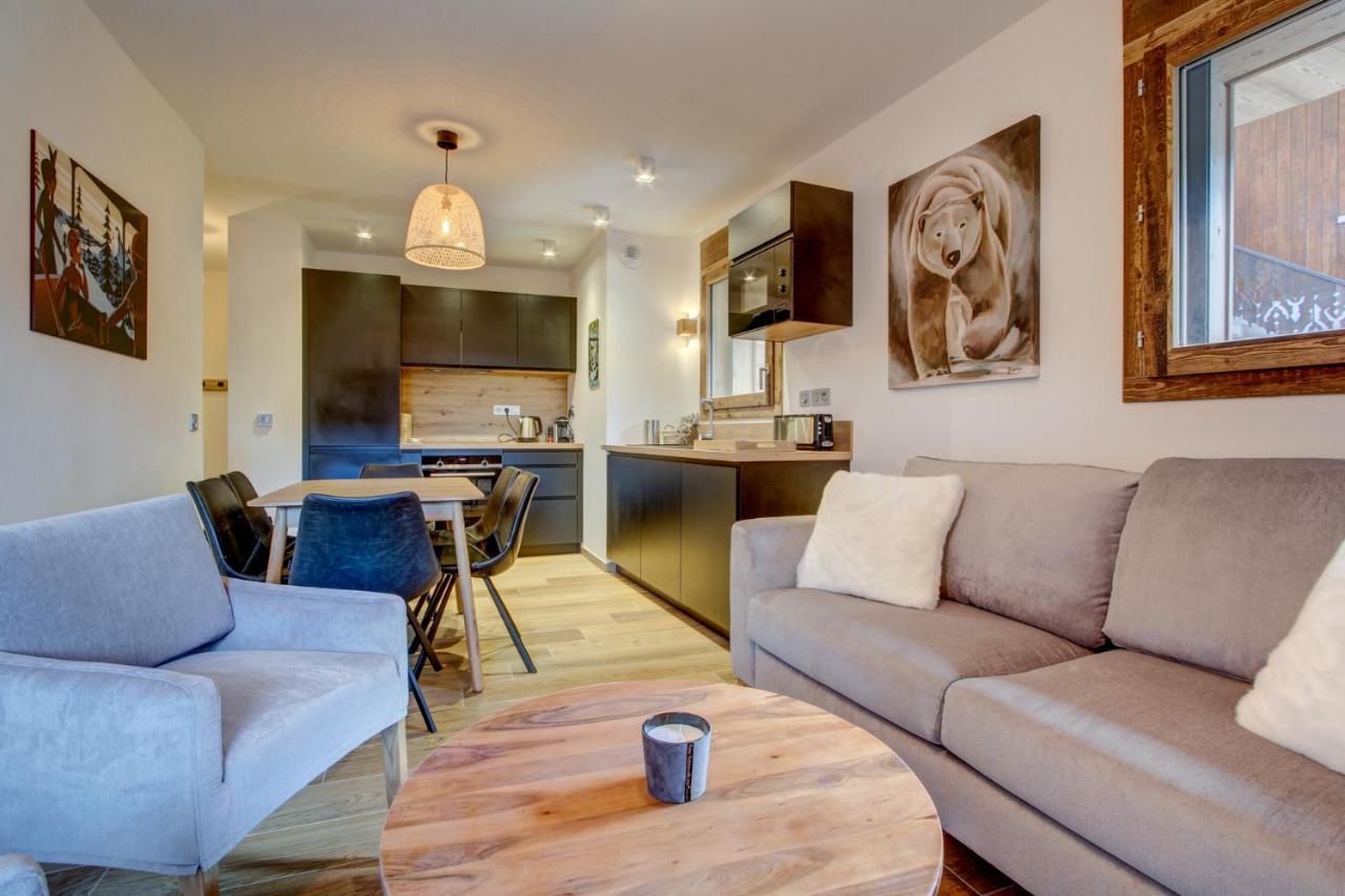 Carlina 101 Apartment Morzine Bagian luar foto